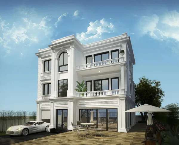 Phối cảnh căn biệt thự Pearl Villas điển hình
