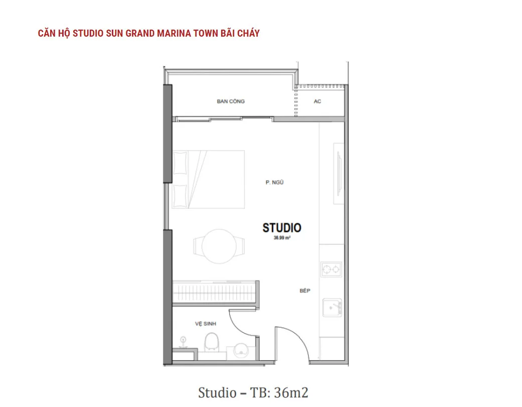 Căn hộ studio Sun Grand Marina Town Hạ Long Căn hộ studio Sun Grand Marina Town Hạ Long