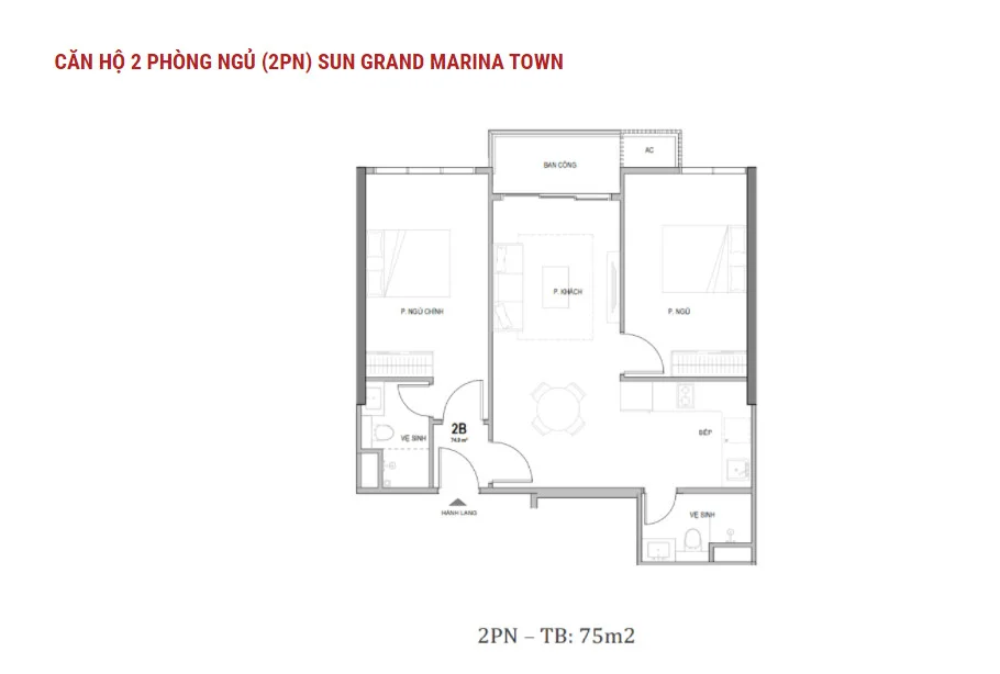Căn hộ 2 phòng ngủ Sun Grand Marina Town Hạ Long Căn hộ 2 phòng ngủ Sun Grand Marina Town Hạ Long