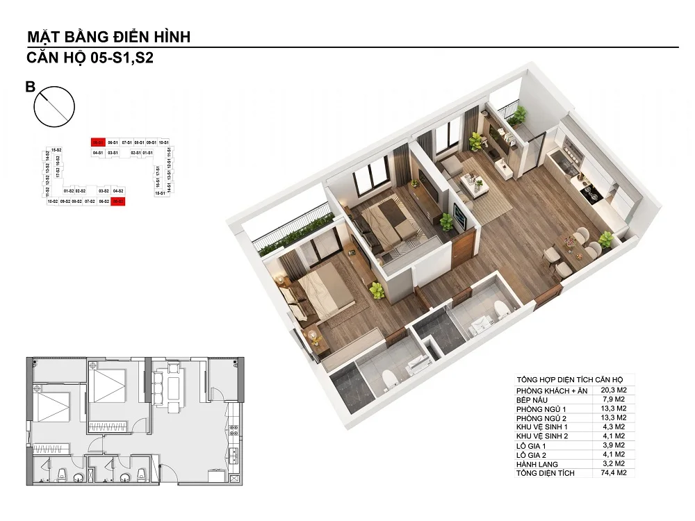 Căn hộ Hanhomes Blue Star Hà Nội 4