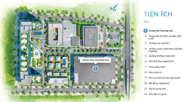 Mặt bằng tổng thể dự án căn hộ Mipec Rubik 360 Xuân Thủy