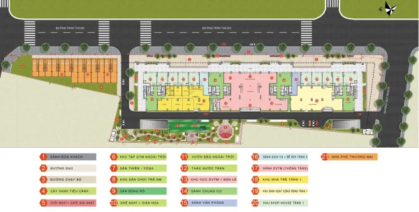 Tiện ích căn hộ Phương Đông Green Park Hoàng Mai