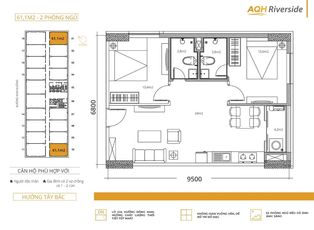 Dự án căn hộ AQH Riverside Long Biên