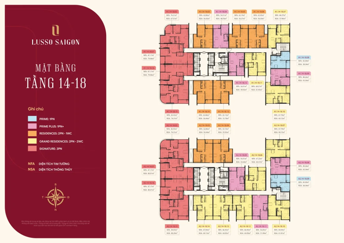 Lusso Saigon: Phân khu căn hộ thuộc La Pura TP.HCM- Ảnh 2. Lusso Saigon: Phân khu căn hộ thuộc La Pura TP.HCM- Ảnh 2.