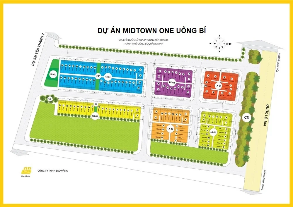 Nhà phố Midtown One Uông Bí