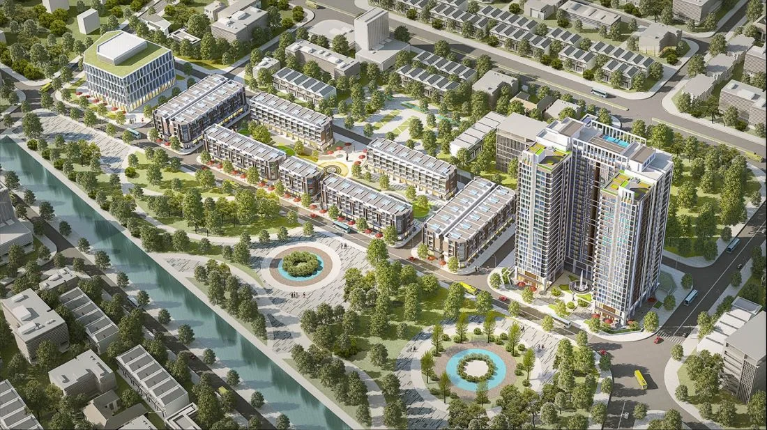 Nhà phố thương mại Bình Minh Garden Long Biên