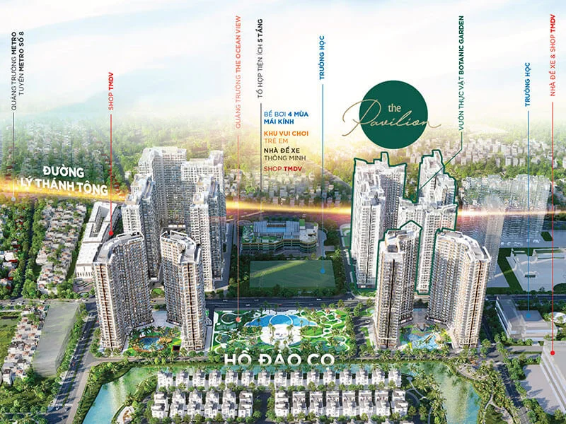 Phân khu The Pavilion Gia Lâm