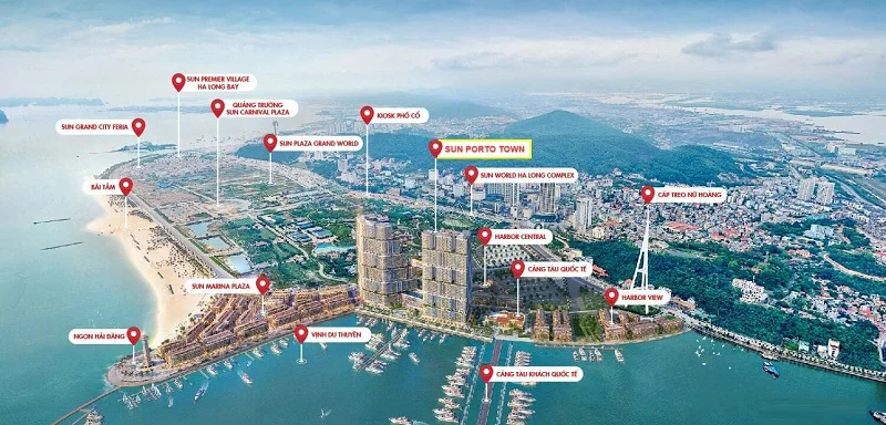 Sun Porto Town: Tổ hợp căn hộ nghỉ dưỡng tại Quảng Ninh