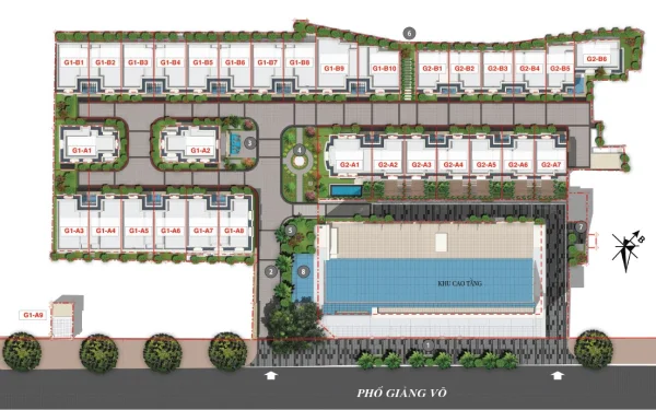 Tổ hợp căn hộ, biệt thự Grandeur Palace Giảng Võ